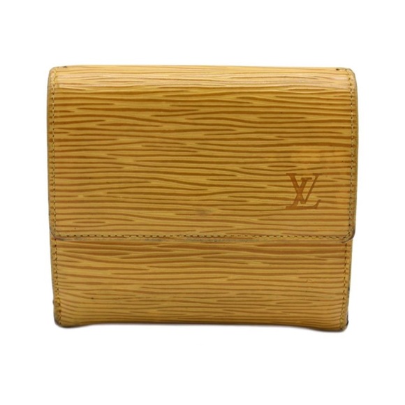 Louis Vuitton Handbags - Louis Vuitton Yellow Epi Leather Elise Wallet
